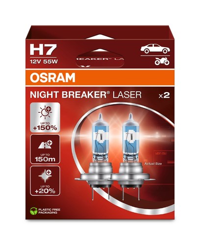 Duopack osram halogen - h7, 12v