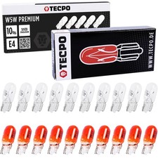 50x GLASSOCKEL W5W 12V 5W +