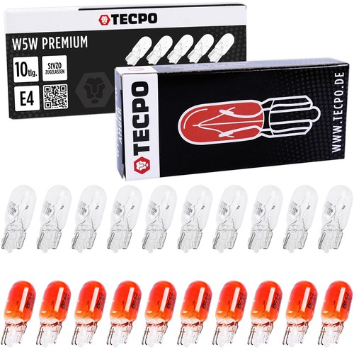 50x glassockel w5w 12v - 12v, +